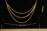 طقم ذهب اربعة دور عيار 21 وزن 8.7 جرام