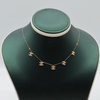 تشوكر ذهب عيار 18 تصميم الماسي وزن 1.62 جرام