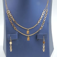 طقم ذهب السبيكة دورين عيار 21 وزن 4.2 جرام