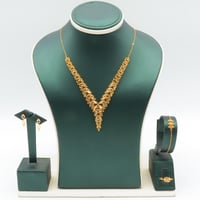 طقم ذهب غصن الزيتون عيار 21 وزن 11.68 جرام