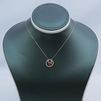 سلسلة ذهب عيار 18 لمعة القلب الألماسي وزن 1.19 جرا...