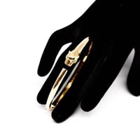 سوارة ذهب البانثر عيار 18 وزن 6.8 جرام