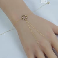 كف ذهب ناعم عيار 18 وزن 0.6 جرام