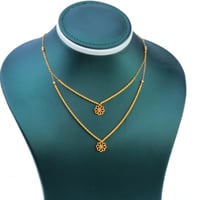 سلسال ذهب الوردة دورين عيار 21 وزن 3.35 جرام