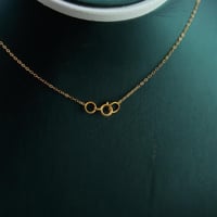 سلسال ذهب الوردة عيار 21 وزن 2.15 جرام