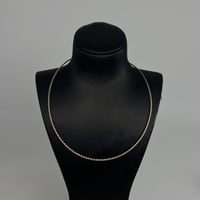 عقد طوق سوبر ايطالي مبروم عيار 18 وزن 3.3 جرام