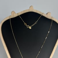 عقد ذهب القلب نواعم عيار 18 وزن 1.8 جرام