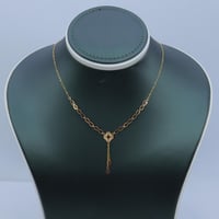 سلسال ذهب عيار 21 وزن 0.92 جرام