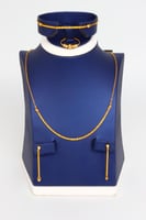 طقم ذهب المبروم عيار 21