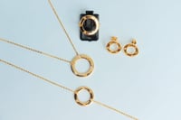 طقم ذهب اللوف عيار 21 وزن 11.4 جرام