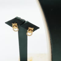 طقم ذهب بانثر ناعم تصميم الماسي عيار 18 وزن 3.7 جر...