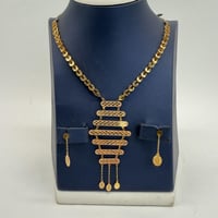 طقم ذهب عيار 21 وزن 5.1 جرام