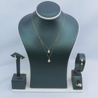 طقم ذهب البوشرون دورين عيار 18 وزن 4.7 جرام