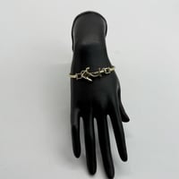 اسوارة ذهب تصميم ايطالي عيار 18 وزن 12.6 جرام