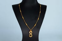 عقد ذهب انفينيتي عيار 21 وزن 9.5 جرام