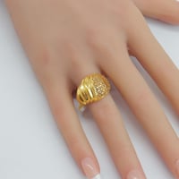 خاتم ذهب عيار 21 وزن 2.92 جرام