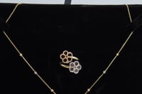 طقم ذهب ايطالي عيار 18 وزن 17.1 جرام