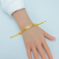 سوارة ذهب عيار 21 وزن 7.5 جرام