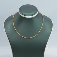 عقد ذهب المبروم عيار 21 وزن 2.6 جرام