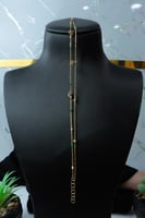 خلخال ذهب صافي مطعم بالميناء عيار 18 وزن 2.3 جرام