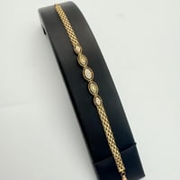 اسوارة ذهب الباولاء بملسة الماسية عيار 21 وزن 11.0...