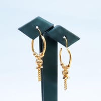 افضل حلق دائري ذهب عيار 21 فخم بوزن 2.54 جرام