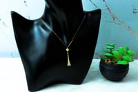 سلسال مارلي لون أخضر مميز ذهب عيار 18وزن 2.2 جرام