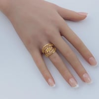 خاتم ذهب عيار 21