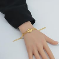 سوارة ذهب عيار 21 وزن 5.24 جرام