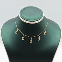 تشوكر ذهب المسيكاء تصميم الماسي عيار 18 وزن 2.85 ج...