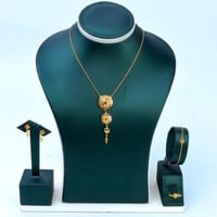 طقم ذهب كرسي جابر عيار 21 وزن 5.1 جرام