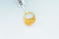 خاتم ذهب تصميم كرات الدوريكاء عيار 21