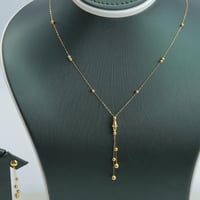 طقم ذهب الببلز عيار 21 وزن 3.2 جرام