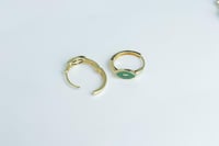 حلق ذهب دائري عيار 18 وزن 1.5 جرام - متوفر بعدة ال...