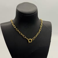 عقد ذهب بتصميم الجنزير عيار 21 وزن 10.8 جرام