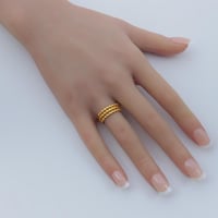 خاتم مرامي ذهب ببلز عيار 21