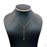 سبحة ذهب عيار 21 بتصميم راقي وزن 2.22 جرام