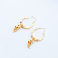 افضل حلق دائري ذهب عيار 21 فخم بوزن 2.54 جرام