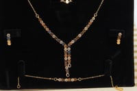 طقم ذهب الشومية ذهب صافي عيار 21 وزن 8.38 جرام