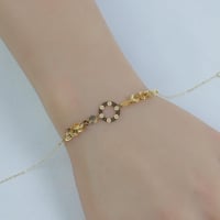 سوارة ذهب عيار 18 وزن 0.7 جرام