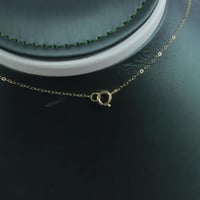 مخنق ذهب عيار 18 وزن 2.44 جرام