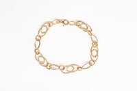 سوارة ذهب جنزير تصميم مودرن عيار 18