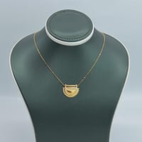 عقد ذهب الرمش عيار 21 وزن 2.11 جرام