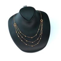 سلسال ذهب الدوريكاء عيار 21 اربعة دور بوزن 4.3 جرا...