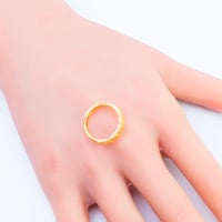 خاتم ذهب عيار 21 وزن 1 جرام