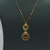 نصف طقم ذهب بحريني عيار 21 وزن 9.85 جرام