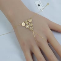 كف ذهب ناعم عيار 18 وزن 0.8 جرام