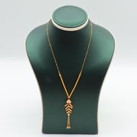 عقد ذهب عيار 21 وزن 5.58 جرام