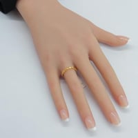 دبله ذهب رفيعة عيار 21 وزن 1.1 جرام