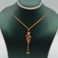 عقد ذهب عيار 21 وزن 5.58 جرام